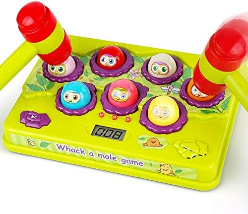 BAODLON Interactive Pound a Mole Game, Toddler Toys, Light-Up Musical Pounding Toy, Early Develop... | Amazon (US)