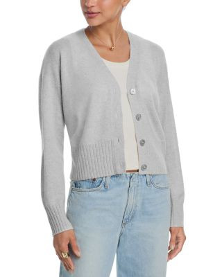 100% Cashmere V Neck Cardigan - Exclusive | Bloomingdale's (US)