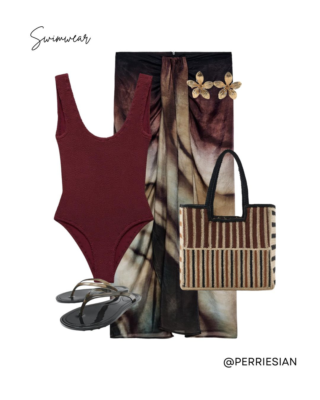 Swimwear edit 🌴

Brown Swimsuit, One Piece Swimwear, Printed Sarong, Beach Cover Up, Striped Tote Bag, Black Flip Flops, Gold Floral Earrings, Neutral Swimwear, Resort Wear, Beach Club Outfit, Holiday Essentials

#LTKuk #LTKsummer #LTKtravel
