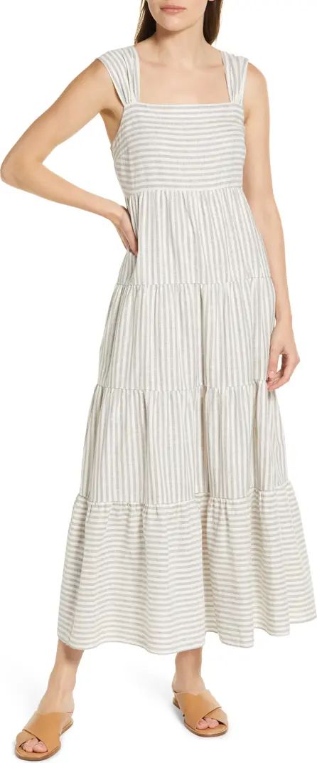 Madewell Stripe Tiered Maxi Dress | Nordstrom | Nordstrom
