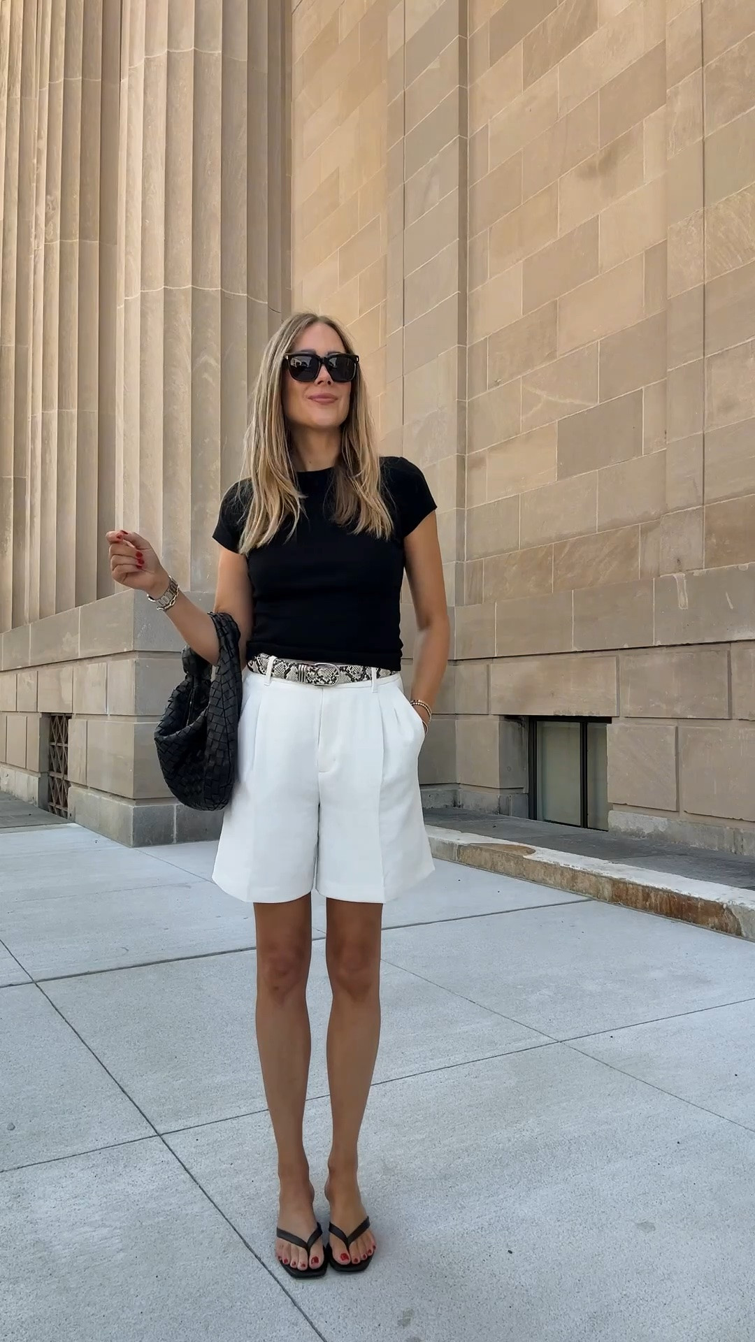 Fashion Jackson @Aritzia 
black tshirt (small)
Bermuda shorts (tts)
summer outfit

#LTKOver40 #LTKootd #LTKSaleAlert