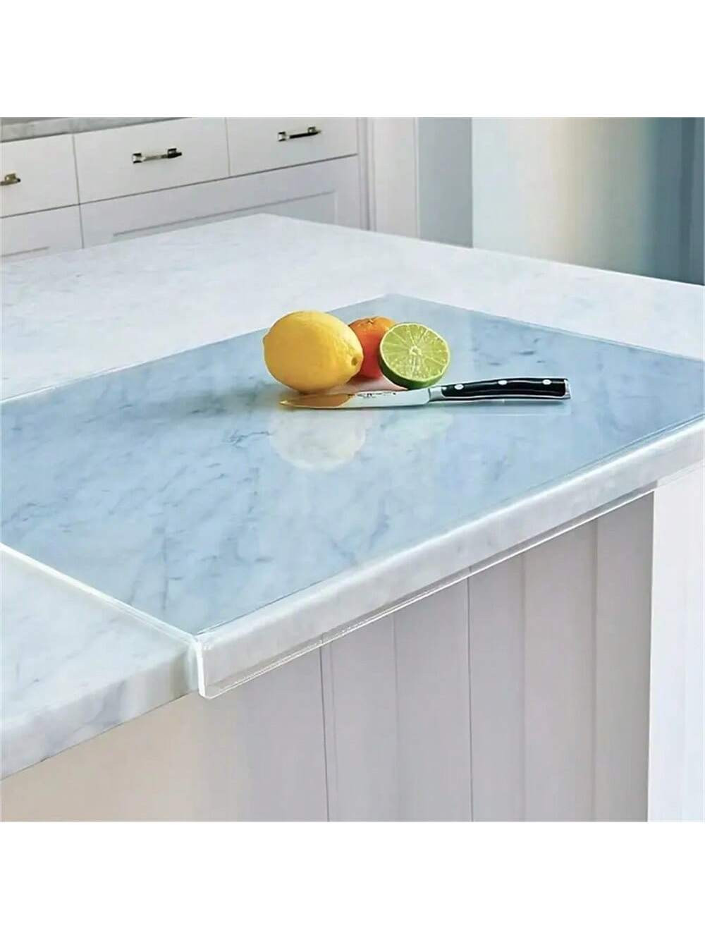 1pc Anti-Slip Acrylic Cutting Board - Fashionable Transparent Kitchen Countertop Protector, Fruit... | SHEIN