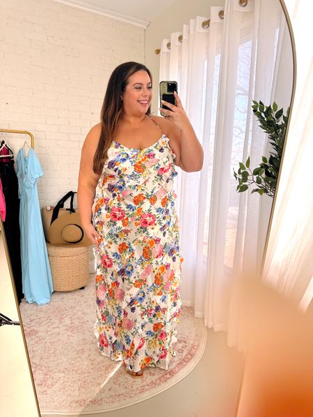 The best plus size dress ever - wearing my usual 2xl (no shapewear, if between you can prob size down) 

#LTKplussize
