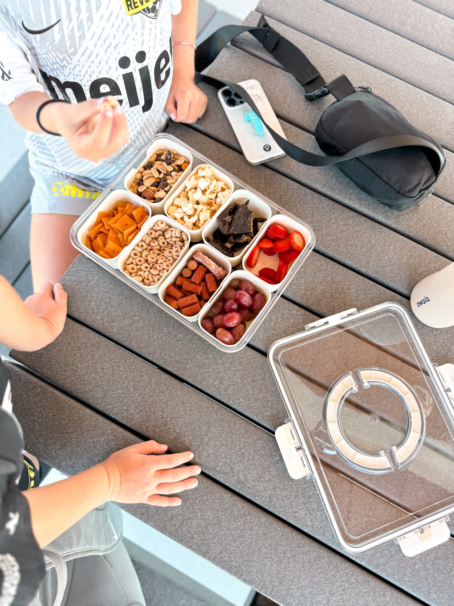 Soccer mom must have 
Snackle box for game days and tournaments 