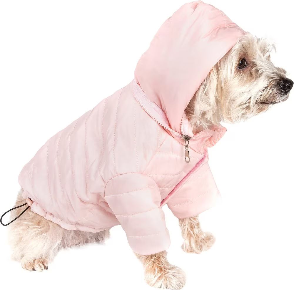 Pet Life Lightweight Sporty Avalanche Dog Coat, Pink, Small | Chewy.com