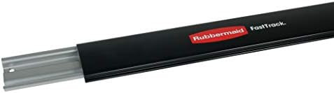 RUBBERMAID 1784415 48" Fast Track Rail,Satin Nickel/Black,Individual | Amazon (US)