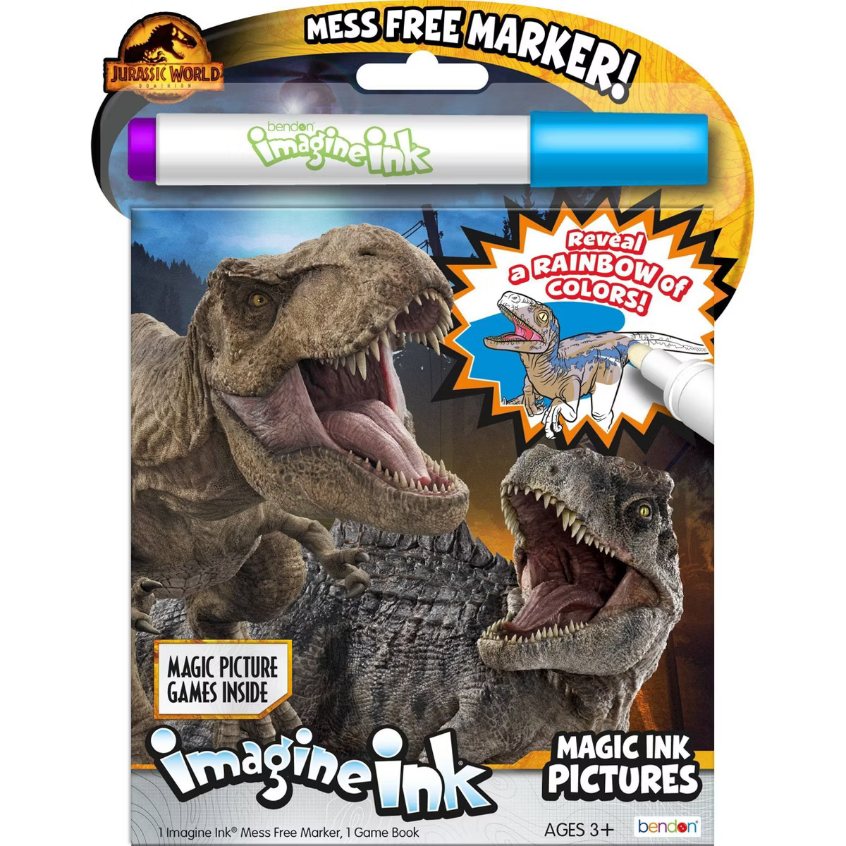 Jurassic World: Dominion Imagine Ink Book | Target