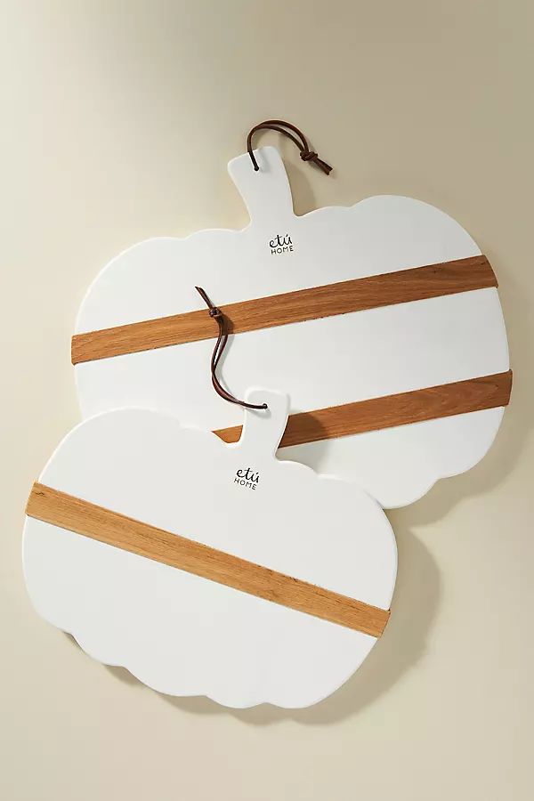 Pumpkin Serving Board By etuHOME in White Size S | Anthropologie (US)