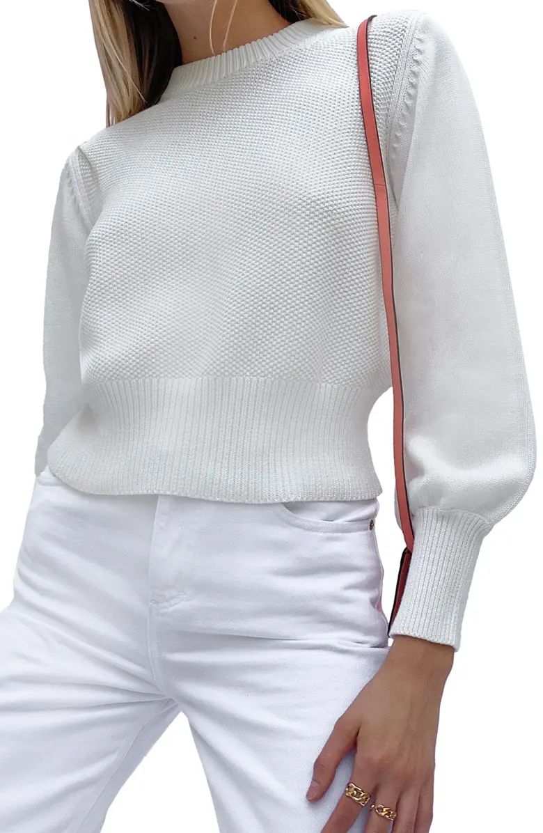Jamie Textured Cotton Sweater | Nordstrom | Nordstrom