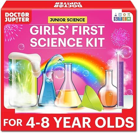 Doctor Jupiter Girls First Science Experiment Kit for Kids Ages 4-5-6-7-8| Gift Ideas for Birthda... | Amazon (US)