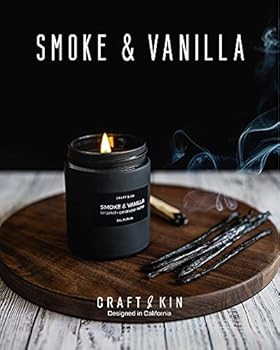 Scented Candles for Men | Smoke & Vanilla Scented Candle | Candle for Men | Soy Candles for Home ... | Amazon (US)