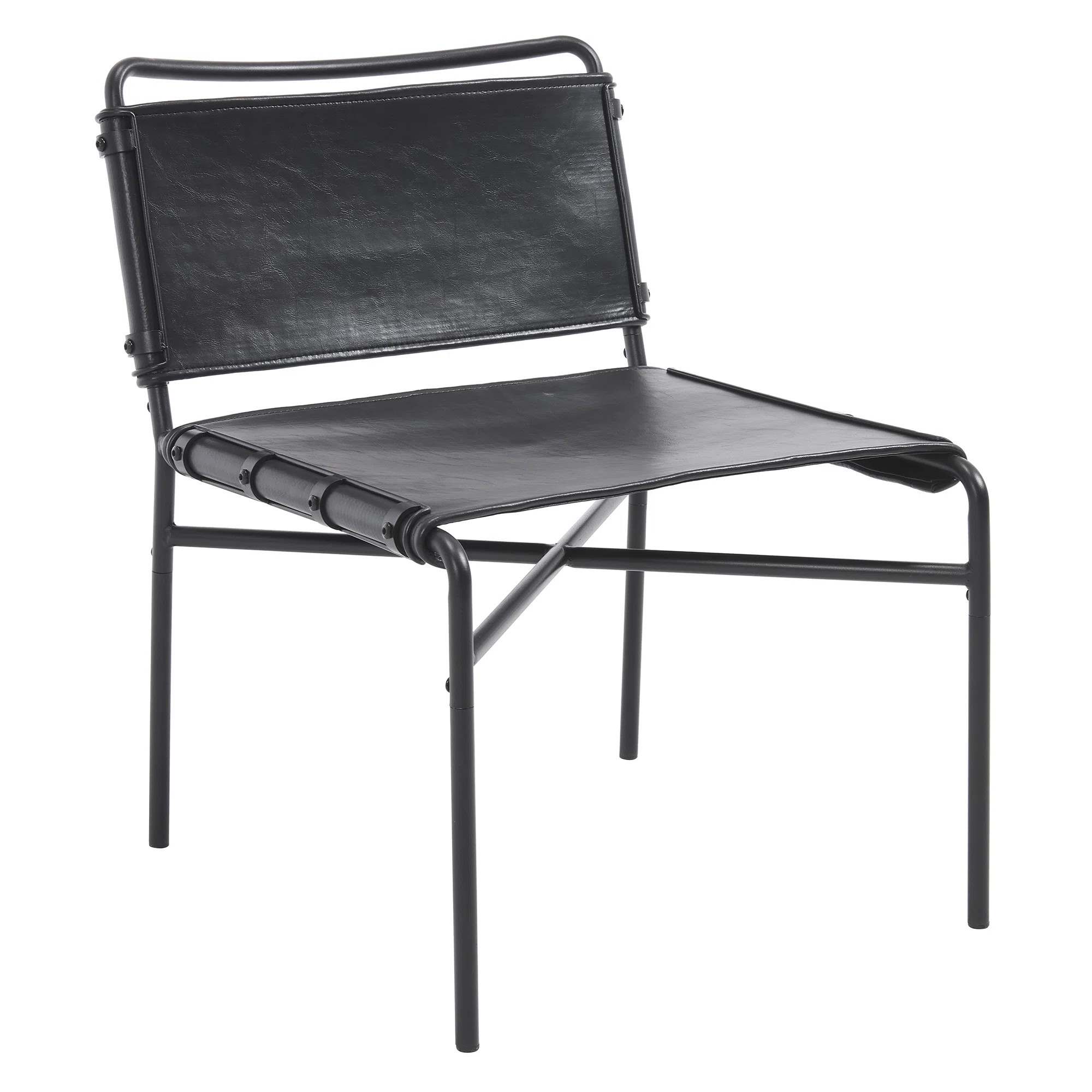 Retro leather leisure chair 2-piece set (Set of 2) | Wayfair North America