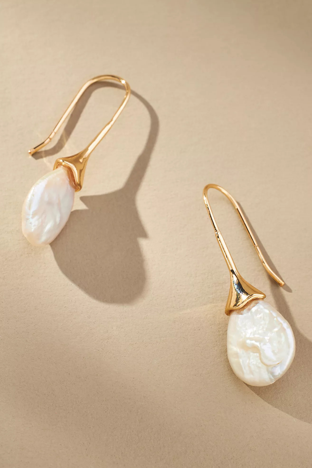 Pearl-Tipped Drop Earrings | Anthropologie (US)