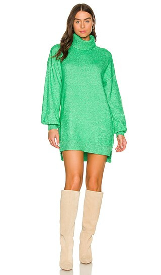 X REVOLVE Chester Sweater Dress in Kelly Green | Revolve Clothing (Global)