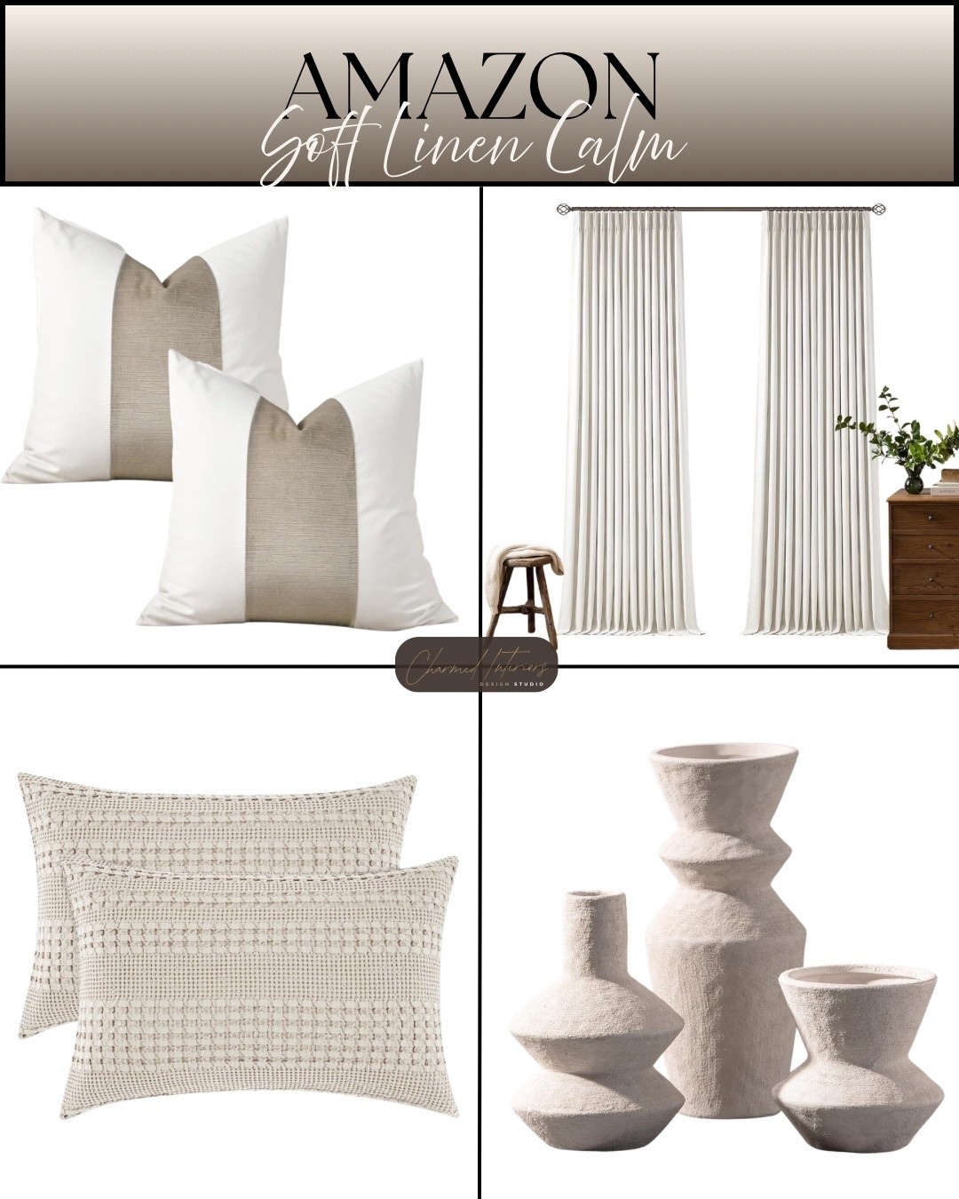 Soft Linen Calm #homedecor #styledbycharmed #affordablehomedecor

#LTKHome #LTKSaleAlert
