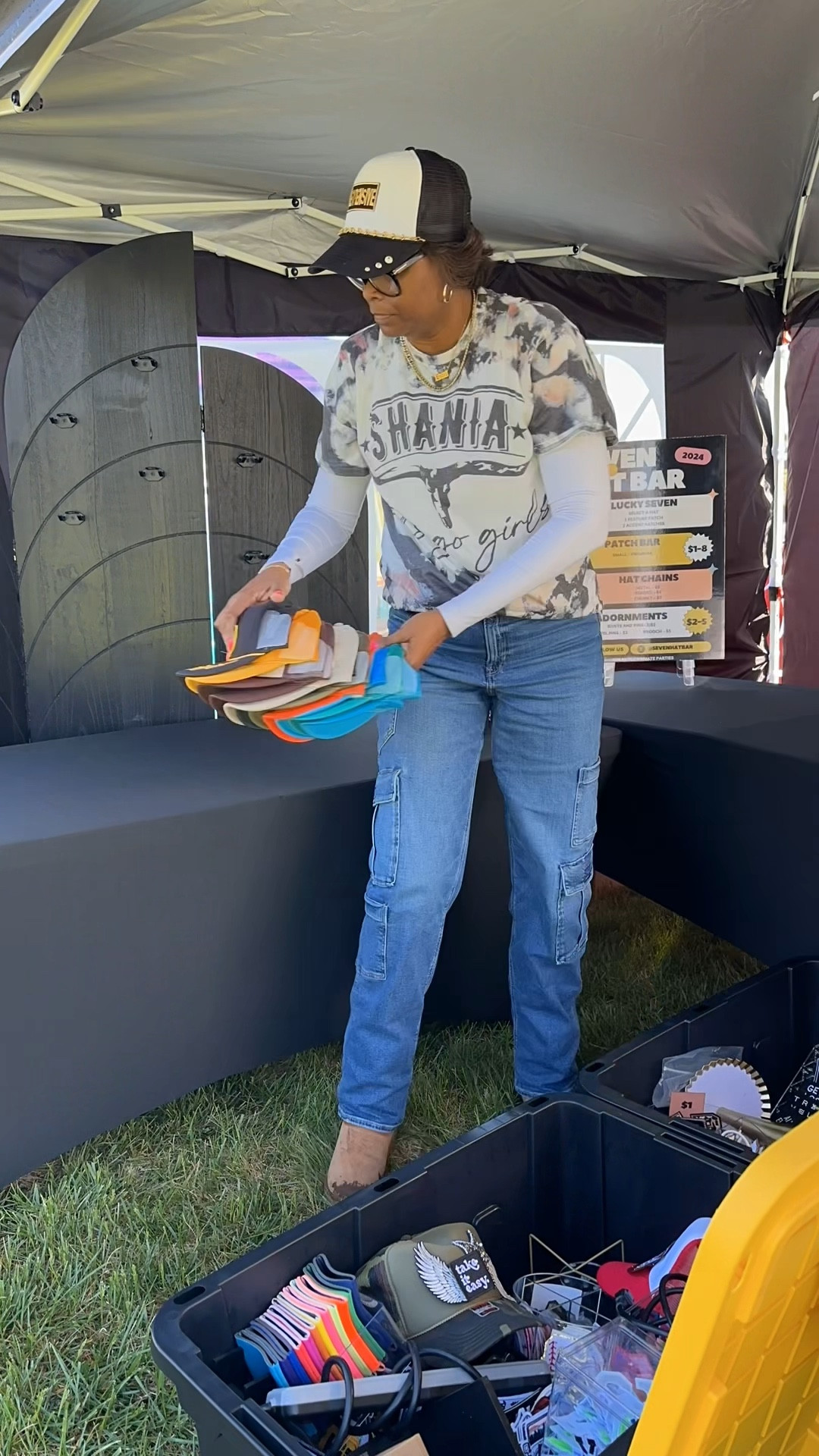 Vendor set up. 
One of the most common questions are what all do I need to start my #truckerhatbar? I’m here to help you!!! 

#LTKFestival #LTKstyletip #LTKfindsunder50