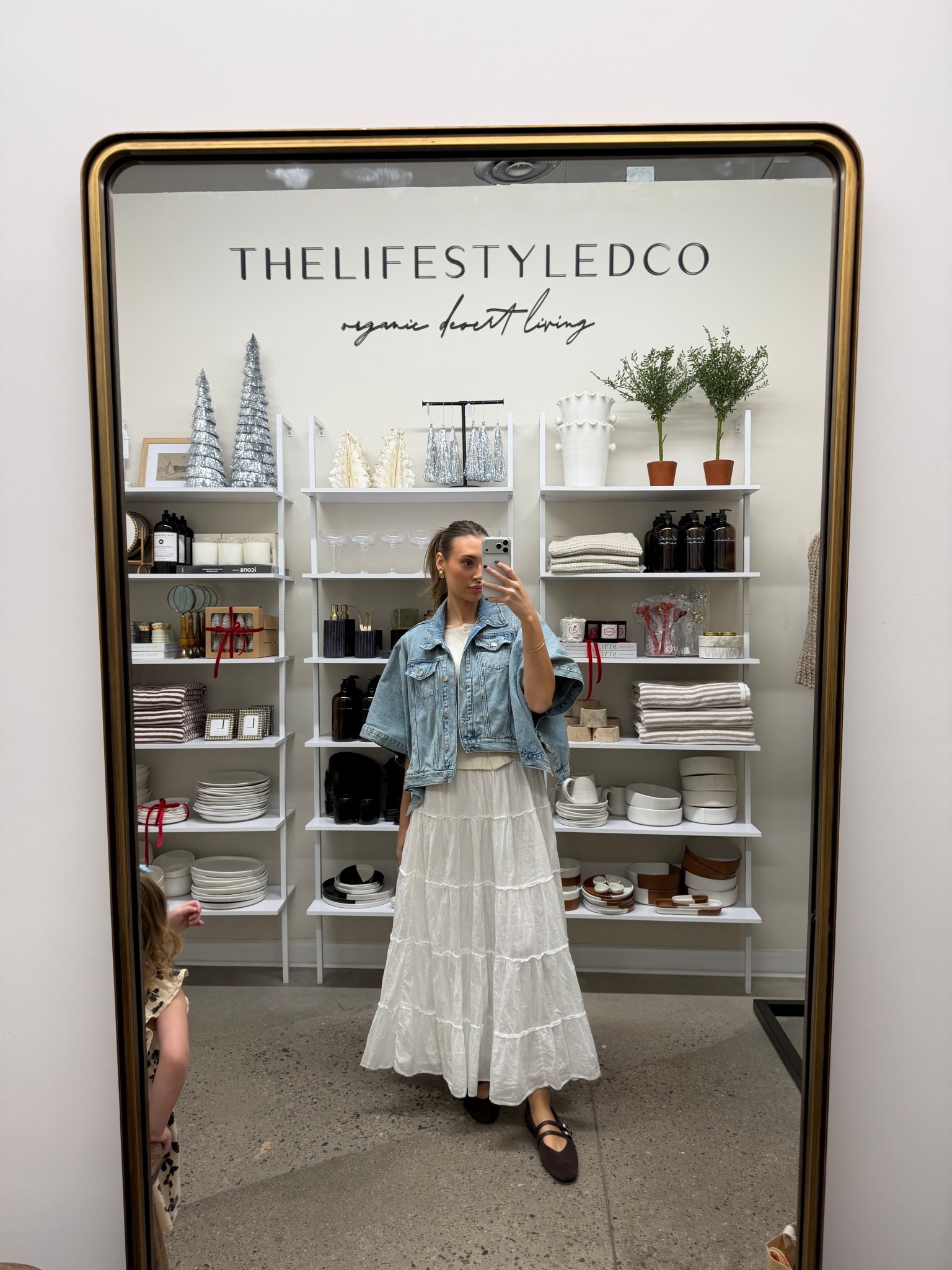 Fall transitional outfit with denim poncho and white flowy skirt 

#LTKSeasonal #LTKHoliday