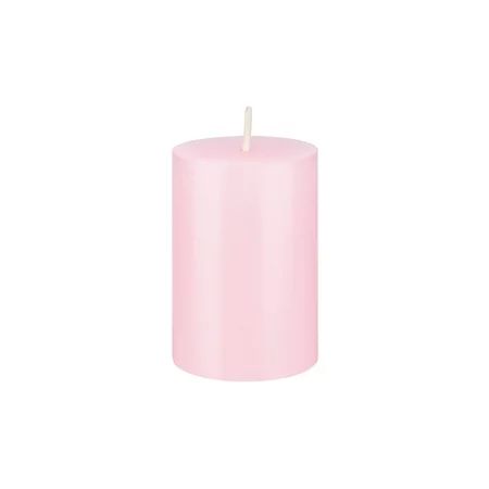 Mega Candles 1 pc Unscented Pink Round Pillar Candle Hand Poured Premium Wax Candles 2 Inch x 3 Inch | Walmart (US)