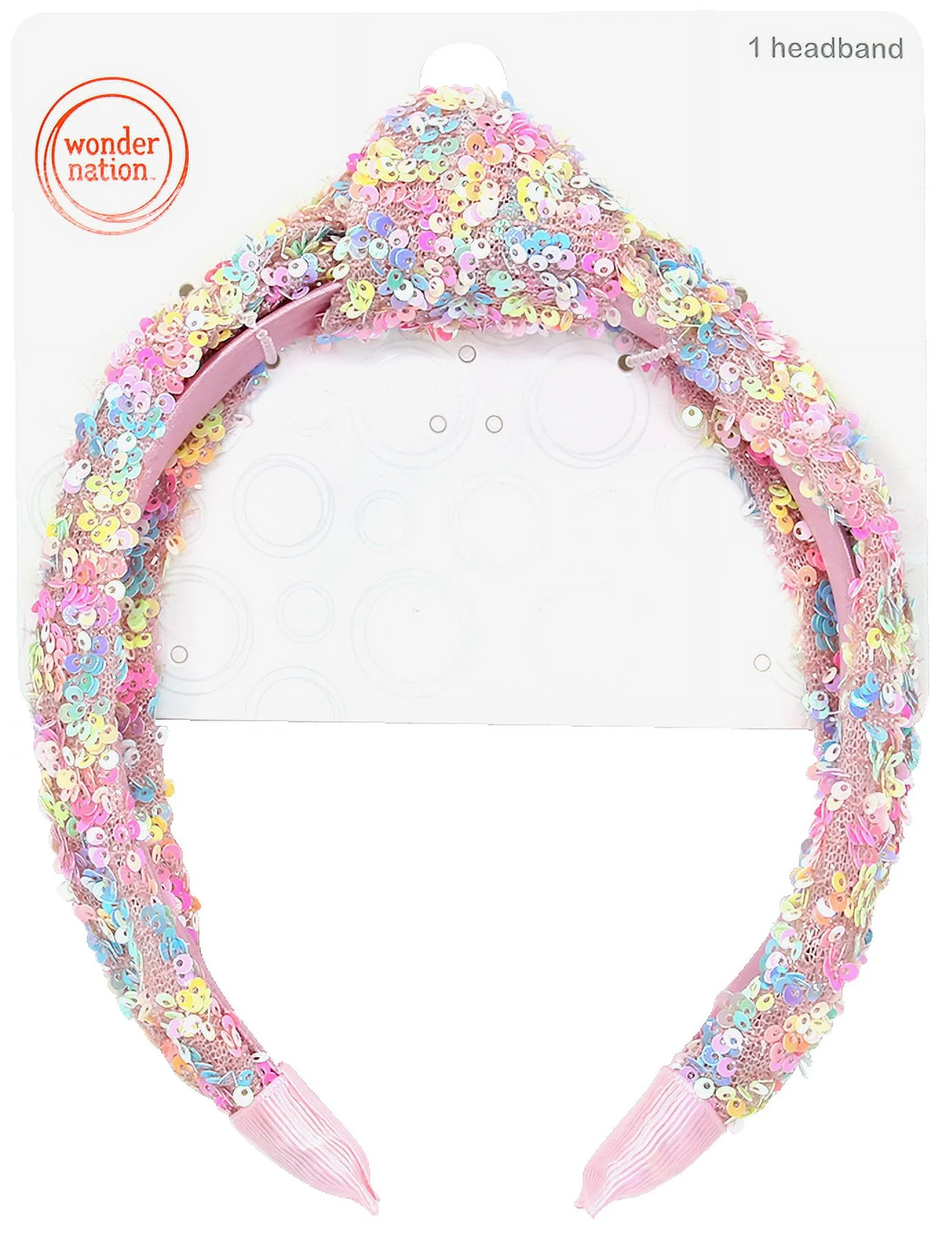Wonder Nation Sequin Top Knot Headband | Walmart (US)