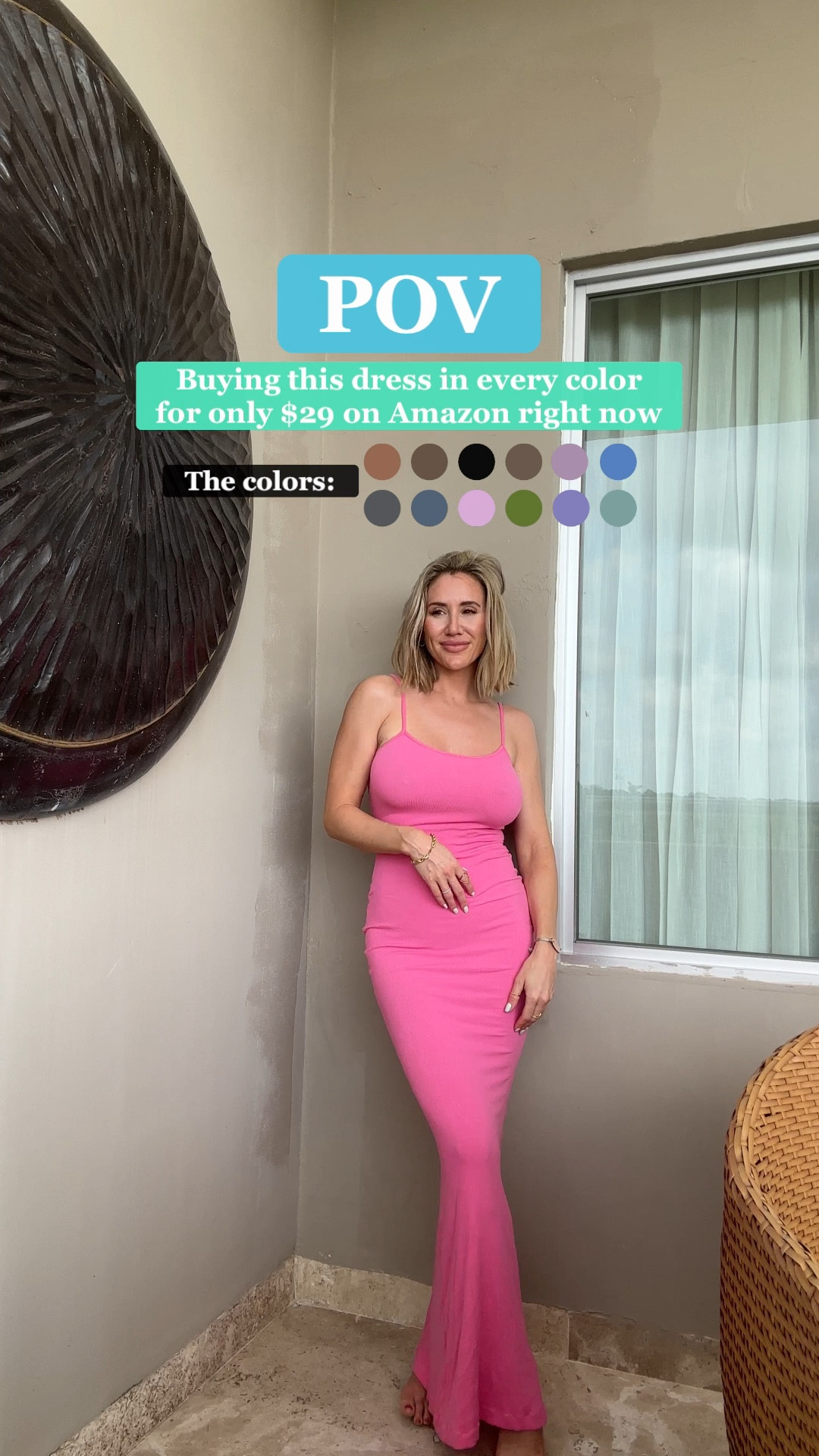 Only $29 on Amazon right now on sale 💗#giftedproduct 

I lived in this comfy fitted slip maxi dress from Amazon when I was in Mexico this month 🇲🇽

It’s super soft, ribbed, and perfect for spring / summer / and your next beach vacation 🌴

I’m 5’3 115lbs Wearing size small
.
.
.
.
.
.
Women’s Fashion & style finds on sale | Pumiey | Amazon fashion sales | resort wear for women 2024 | style inspo | what I wore
#resortwear #beachwear #beachfashion #whatiwore #styleinspo #amazonfashion #amazonfashionfinds #maxidress #slipdress #dresses

#LTKfindsunder50 #LTKstyletip #LTKSpringSale