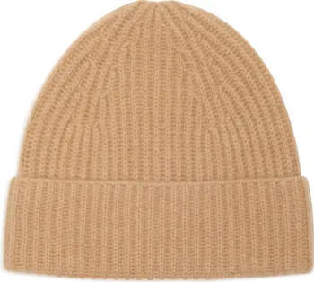 Cashmere Ribbed Beanie | Nordstrom Rack