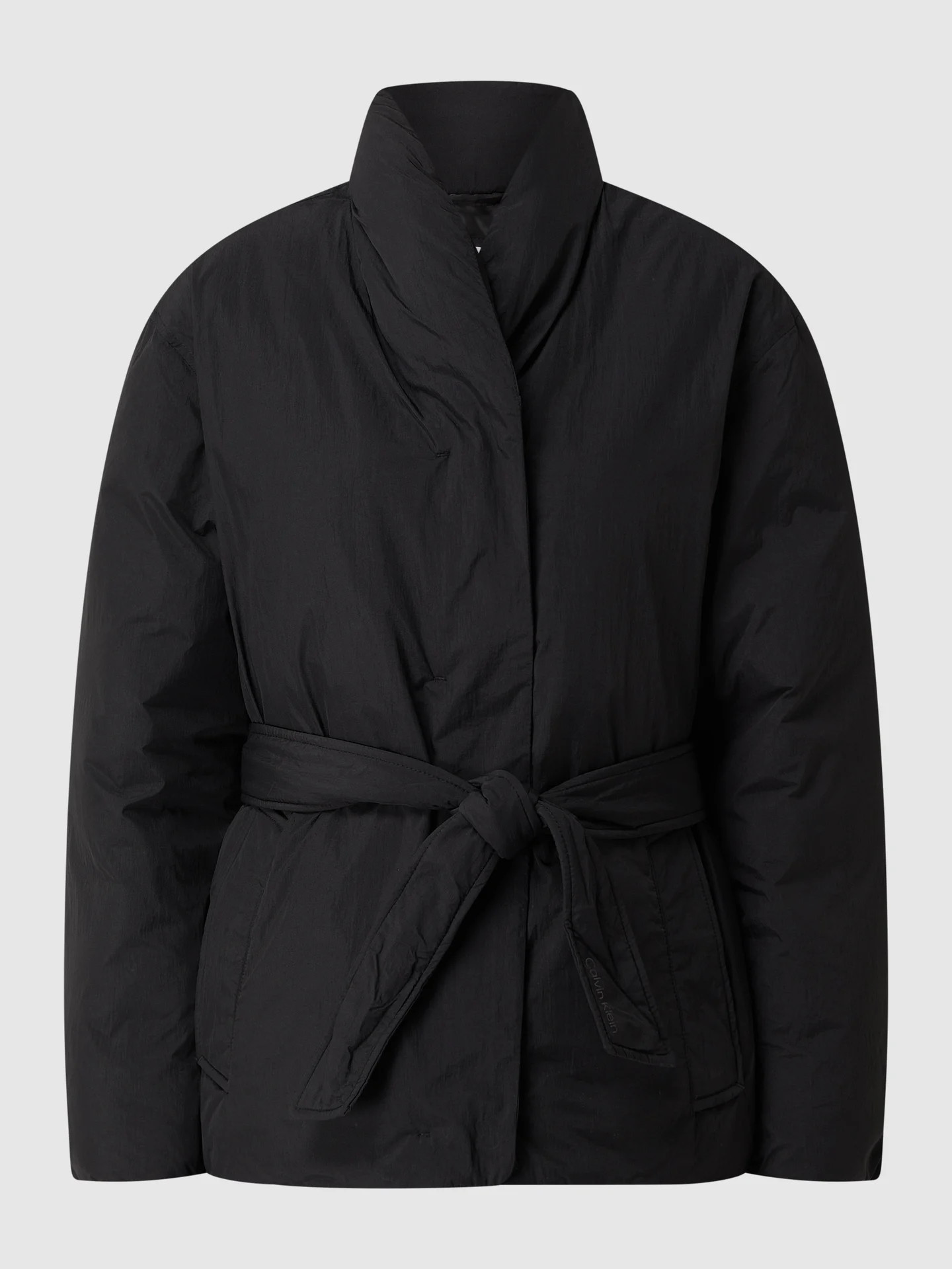 Calvin Klein Womenswear Gewatteerd jack met afneembare capuchon  - Zwart | Peek & Cloppenburg NL