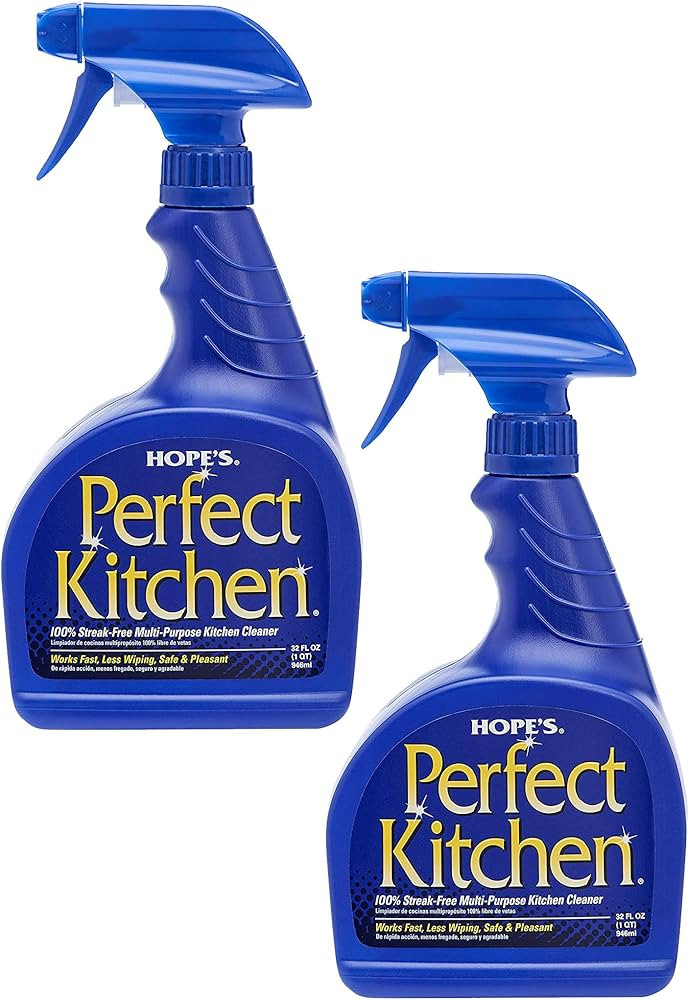 HOPE'S - 32PK-2PK6EA Perfect Kitchen Cleaner, All Purpose Cleaning Spray, No Residue Degreaser fo... | Amazon (US)