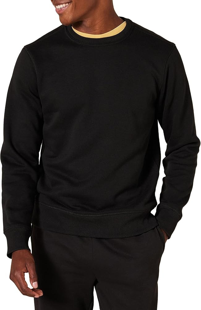 Amazon Essentials mens Fleece Crewneck Sweatshirt (Available in Big & Tall) | Amazon (US)