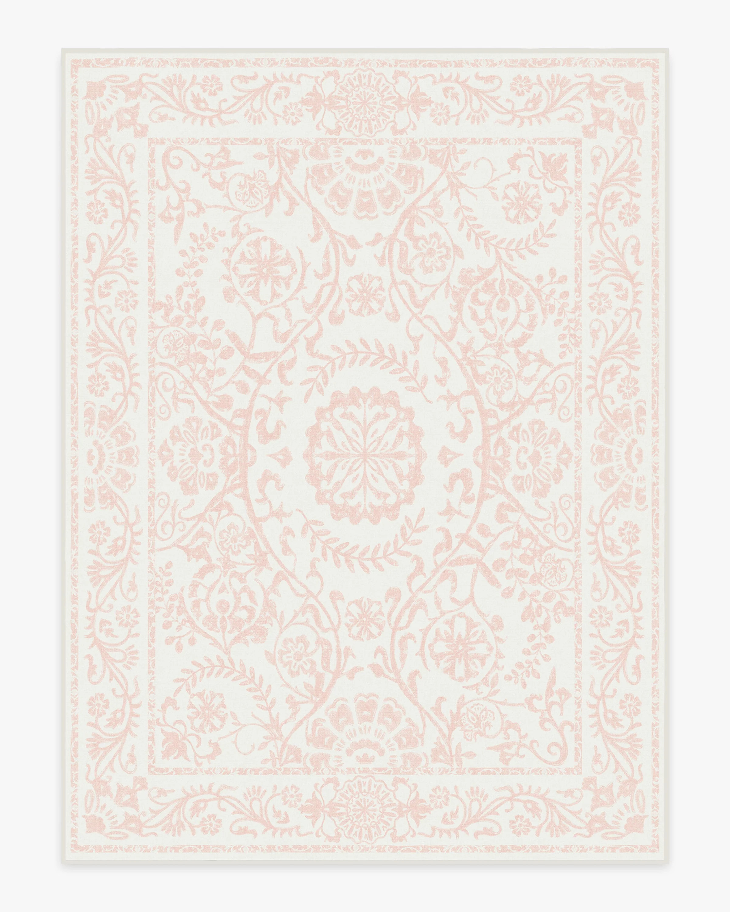 Delphina Powder Pink Flatwoven Rug | Ruggable