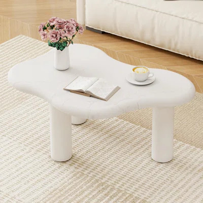 Cloud Coffee Table, Marble-Effect Finish | Wayfair North America