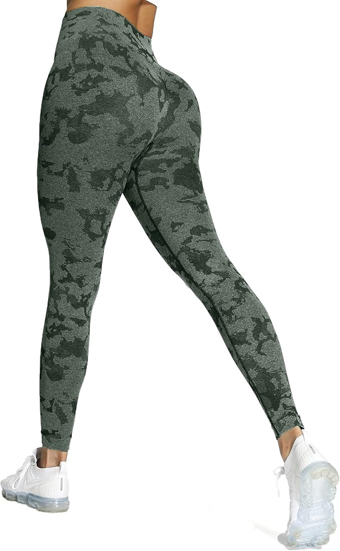 Women's Scrunch Butt Lifting Adapt Camo Animal Seamless Leggings Booty High Waisted Workout Yoga ... | Amazon (US)