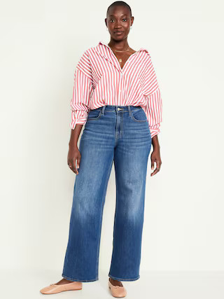High-Waisted Wow Wide-Leg Jeans | Old Navy (US)