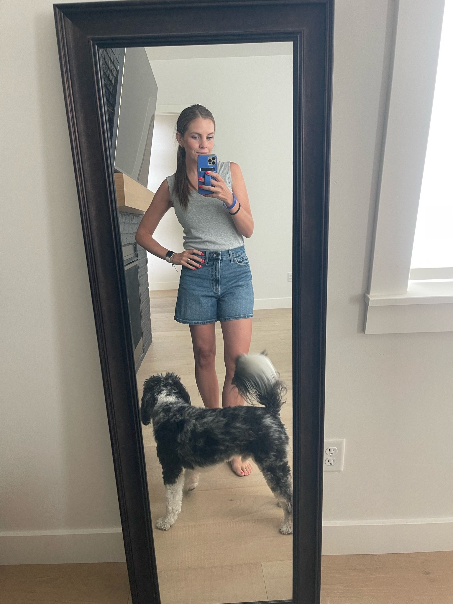 Summer mom outfit. Size medium top. Size 4 shorts.

#LTKootd #LTKSaleAlert #LTKmomlife