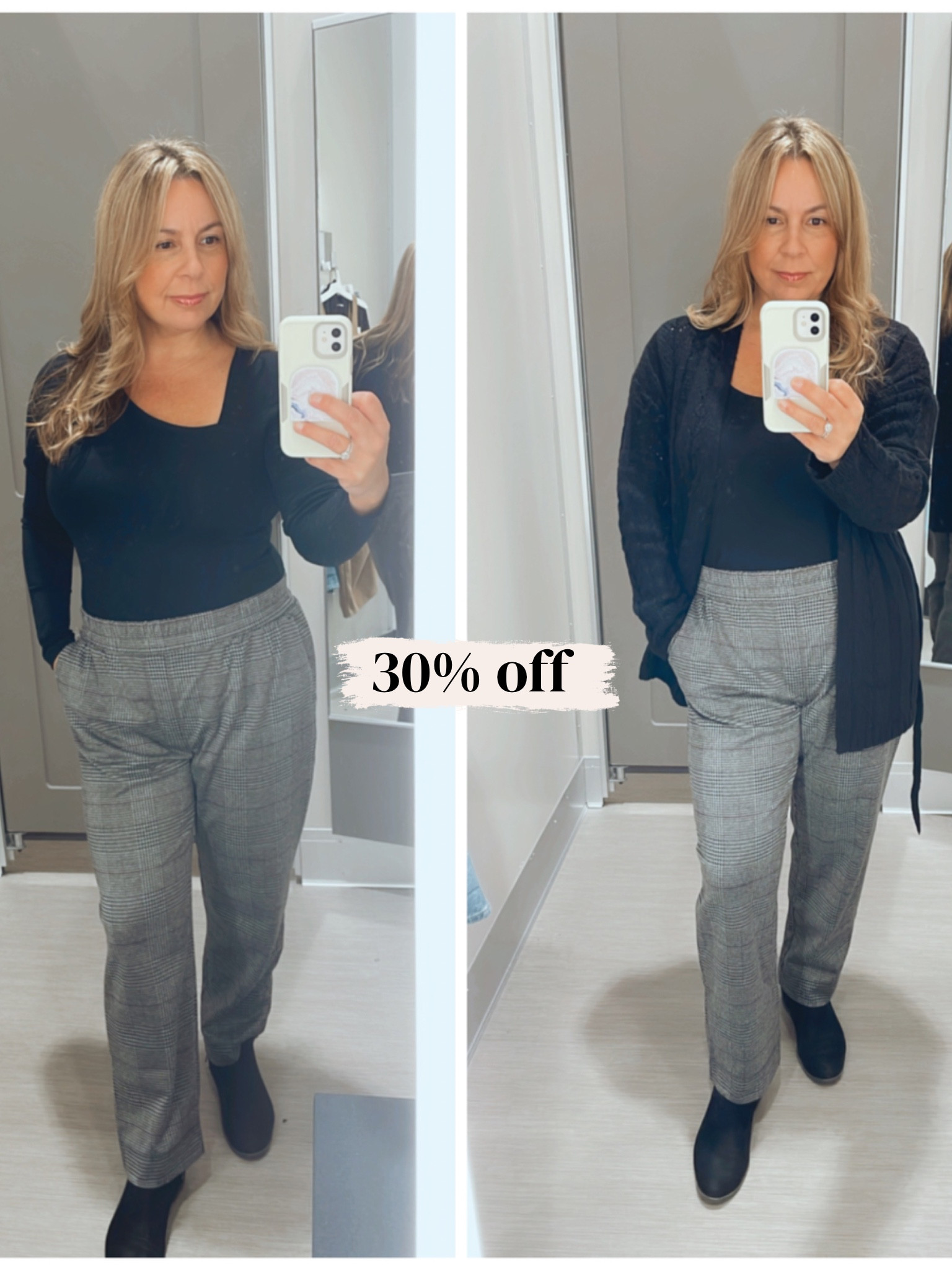 Work outfit, winter outfit from Target. Use Target circle for 30% off! 
Pull on pants wearing a medium
Cardigan wearing a small
Top wearing a medium 








Fall outfit, midsize fashion, Target, mom style, fashion over 40, office outfit, holiday outfit 
#LTKSeasonal
#LTKcurves
#LTKworkwear

#LTKunder50 #LTKCyberweek #LTKsalealert