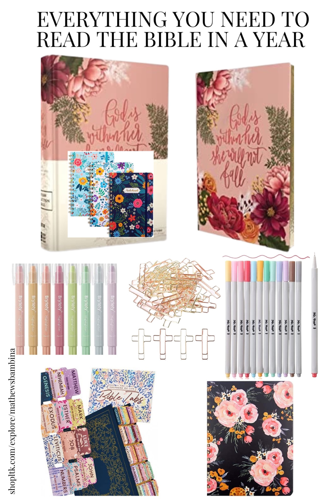 Wanting to read the Bible in 2023? This aesthetic Bible set has everything you need to read the Bible in a year! 

#LTKfamily #LTKFind #LTKsalealert