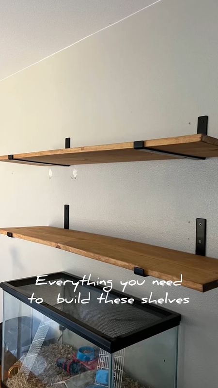 DIY shelves. These shelf brackets are 🤌🏼 

#LTKkids #LTKfamily #LTKhome