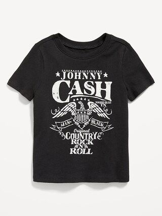 Johnny Cash™ "Man in Black" Unisex T-Shirt for Toddler | Old Navy (US)