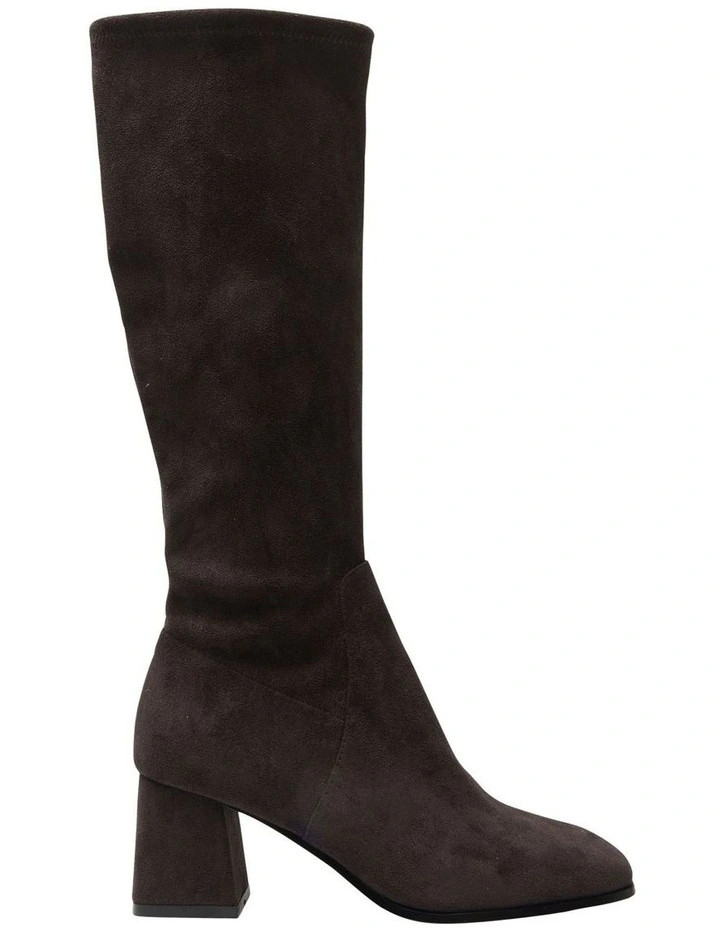SandlerHeritage Knee Boots in Chocolate Suede Stretch | Myer