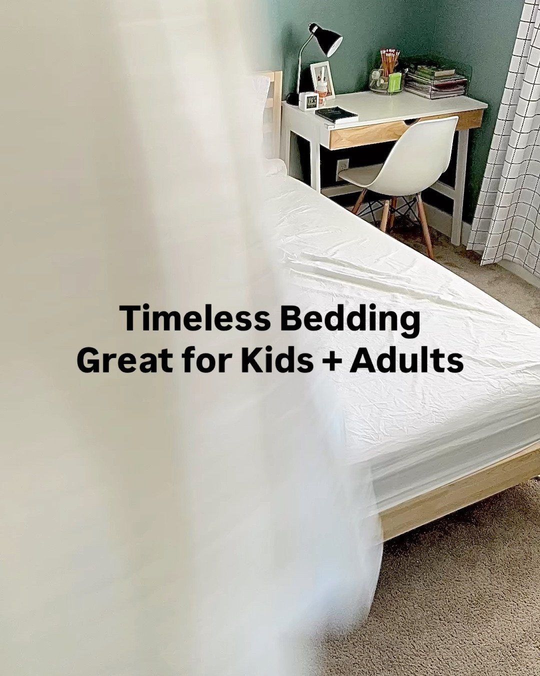 This Bedding is timeless, washes up well and is great for kid and adult bedrooms. We will use James’ room for an additional guest room when we need it! This set comes with 2 Pillow shams and a quilt! You can choose from 15+ colors and numerous sizes  

#LTKKids #LTKHome #LTKFamily