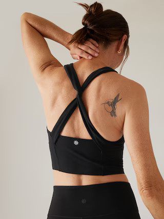 Conscious Twist Crop Bra A-C | Athleta