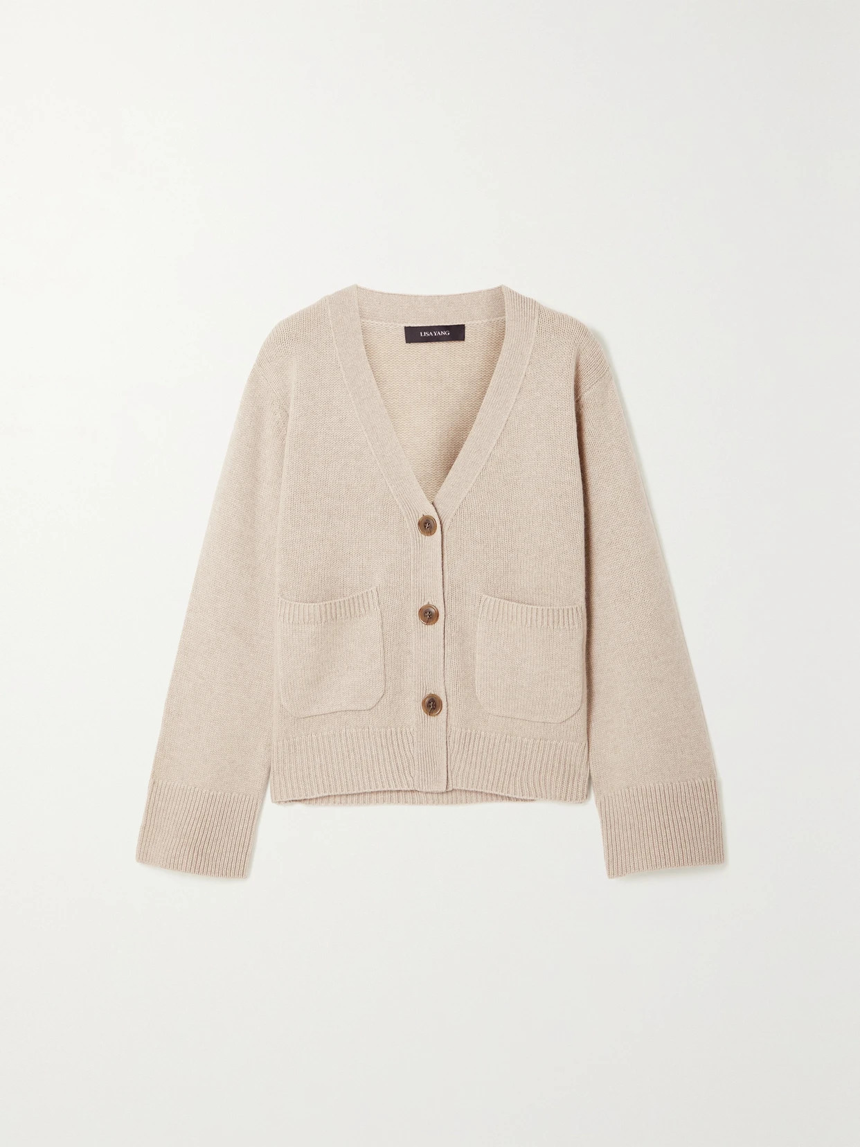 Lisa Yang - Danni Cashmere Cardigan - Neutrals | NET-A-PORTER (US)