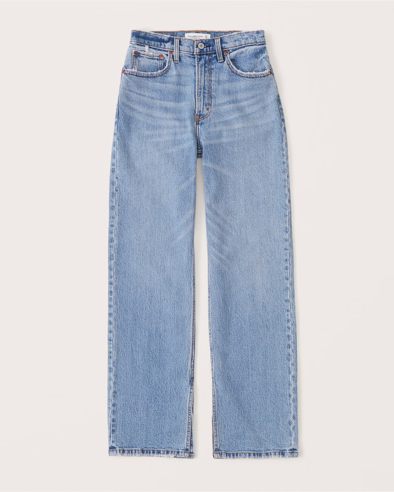 High Rise 90s Relaxed Jeans | Abercrombie & Fitch (US)