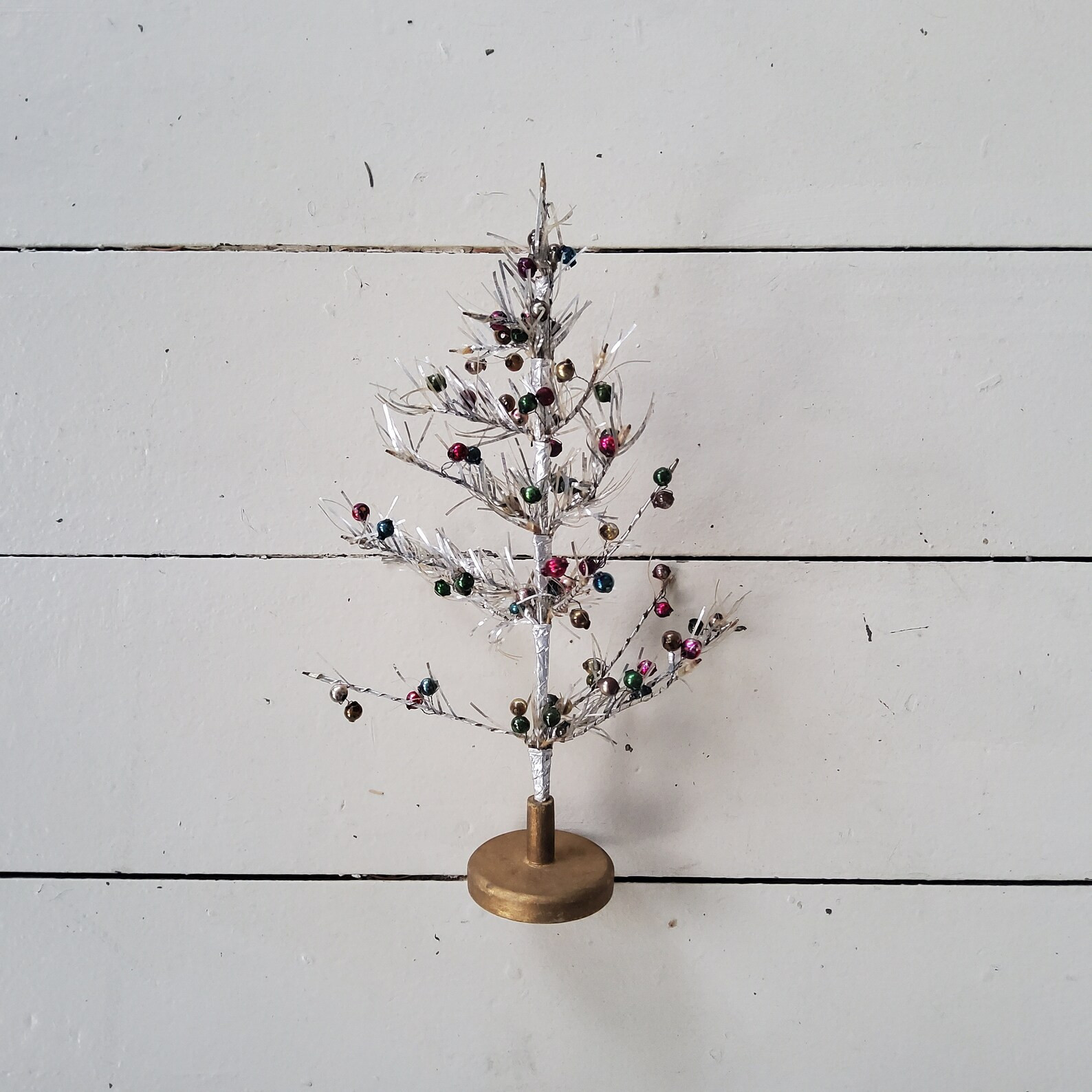 Mercury Glass and Tinsel Tree Mid Century Vintage Made in Japan Foil Christmas Tree | Etsy (US)