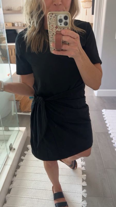 Cutest summer wrap dress is 30% off during Target Circle Sale. Fit is a bit oversized so if you are in between sizes size down.

Comfy t-shirt material, easy to dress up or down, would be great for travel.

#LTKxTarget #LTKover40 #LTKfindsunder50