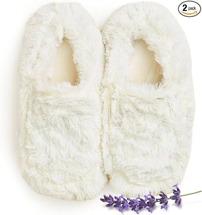 warmies Microwaveable House Slippers for Women - Womens Shoe Sizes 6-10 - Plush, Soft & Fuzzy Ind... | Amazon (US)