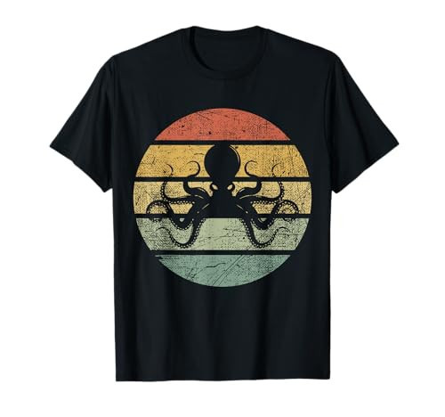 Octopus Kraken Ocean T-Shirt I Cephalopod Sea Creatures Tee T-Shirt | Amazon (US)