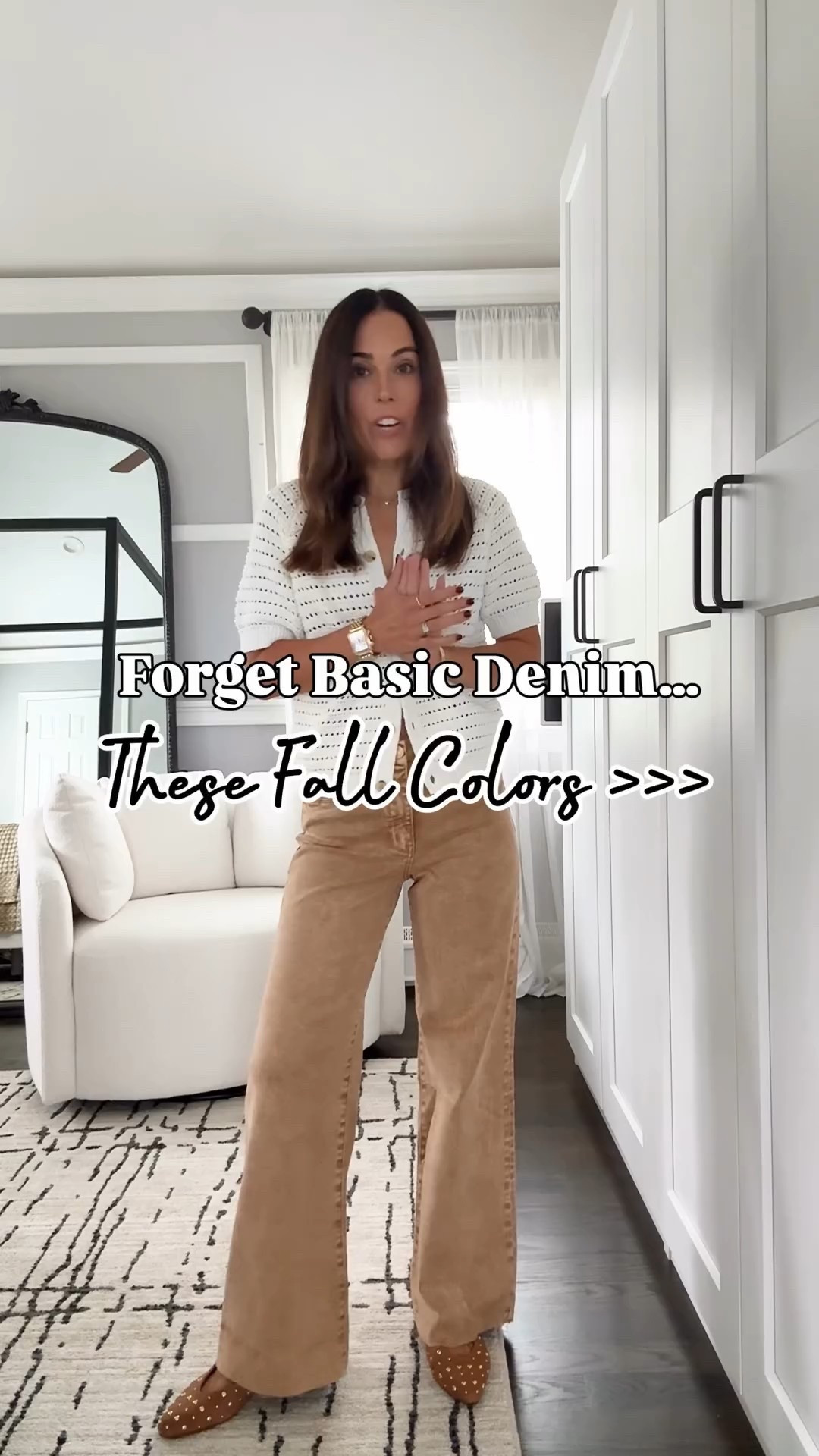 Fall jeans don’t have to be boring 🍂👖 From chocolate brown to olive and even leopard (yes, they count as a neutral 😉)… these are the pairs I’ll be living in all season. Easy to style, comfy enough for every day, and they instantly make your outfit feel more Fall.

fall jeans 2025, fall colored denim, wide leg jeans, straight leg jeans, barrel jeans, olive jeans, brown jeans, leopard jeans, casual fall outfits, effortless style for women 40+, jeans that actually fit

#LTKOver40 #LTKStyleTip #LTKSeasonal