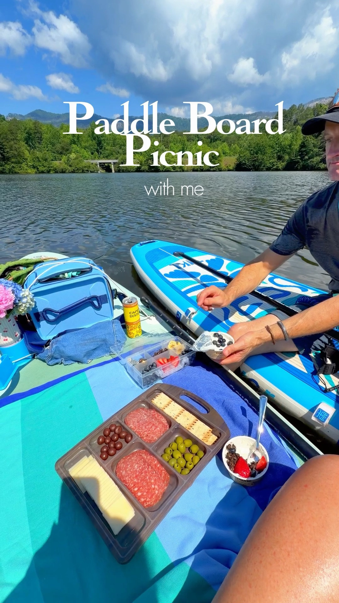 My goal this summer is to embrace the summer days and make things special just because! So when I had a free morning, I stopped by @Target, grabbed a cooler, a beach towel, a premade charcuterie board, fresh fruit, hydration essentials, sunscreen, some frozen treats, and of course fresh flowers! We then loaded up the paddle boards and headed to the lake for a little paddle board picnic date!

It ended up being one of those days that reminded me how little it takes to create a good memory. Sunshine, time on the water, a simple picnic, and a frozen treat on a rock felt pretty perfect. ☀️🛶

Have you ever been paddle boarding before? If not, I’d love to take you sometime! #ad #TargetPartner

#LTKdayinmylife #LTKActive