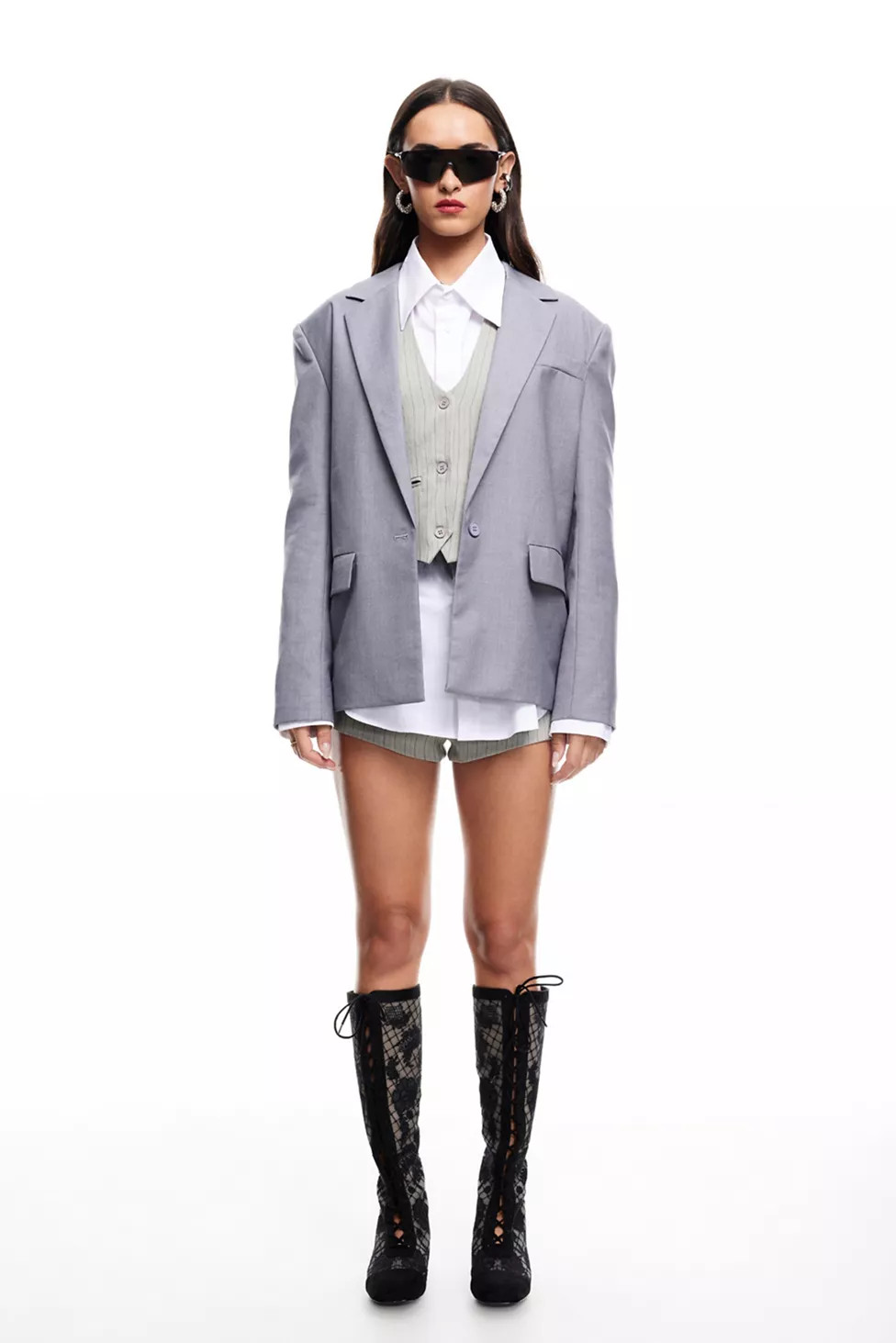 Lioness Chloe Tailored Oversized Blazer | Urban Outfitters (US and RoW)