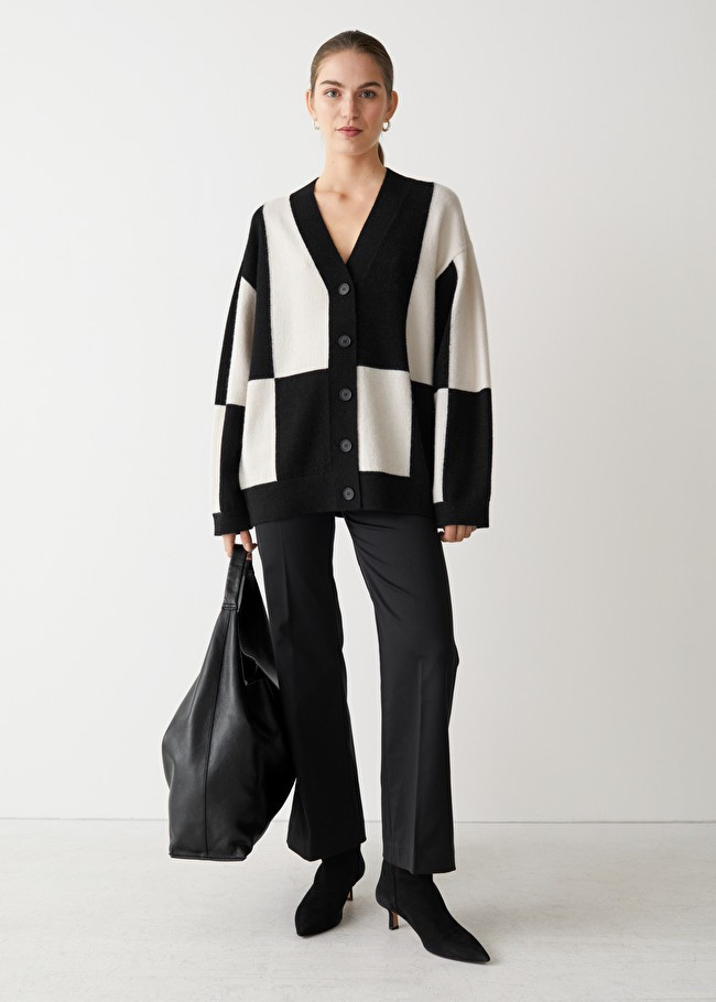 Oversized Colour Block Cardigan | & Other Stories (EU + UK)